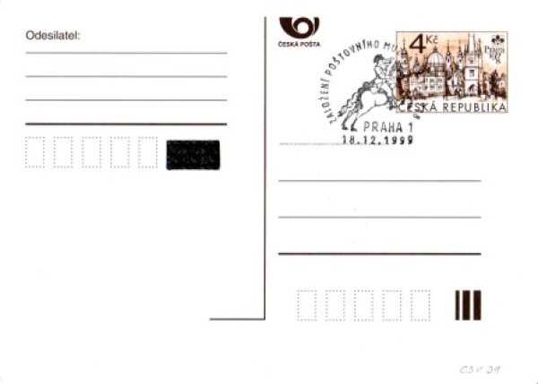CDV 039 - CZ 1999 12 001 ●